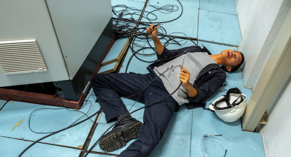 Odszkodowanie za porażenie prądem w pracy w UK